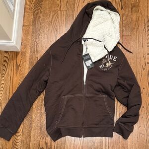 True Religion Sherpa Lined Zip Up XL